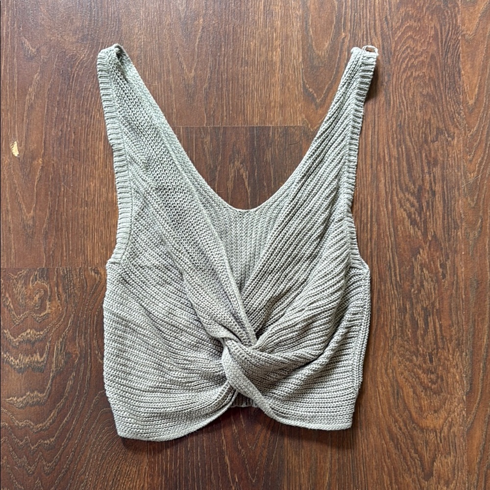 Lulus Twist Back Sweater Tank